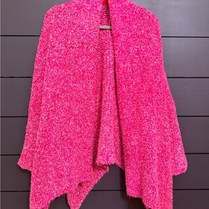 Free People Pink Textured Jacket